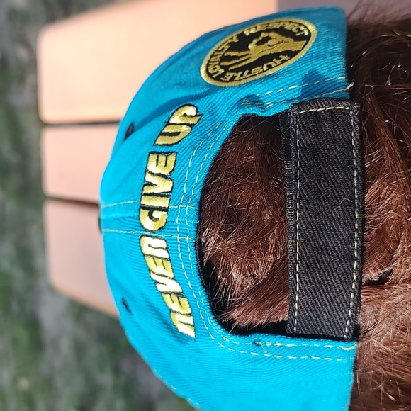 Never Give Up U can't C Me John Cena Wrestling Baseball Hat Cap Adjustable Blue - Picture 6 of 13